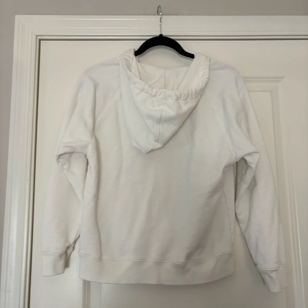 J.Crew Women’s White Long Sleeve Hoodie